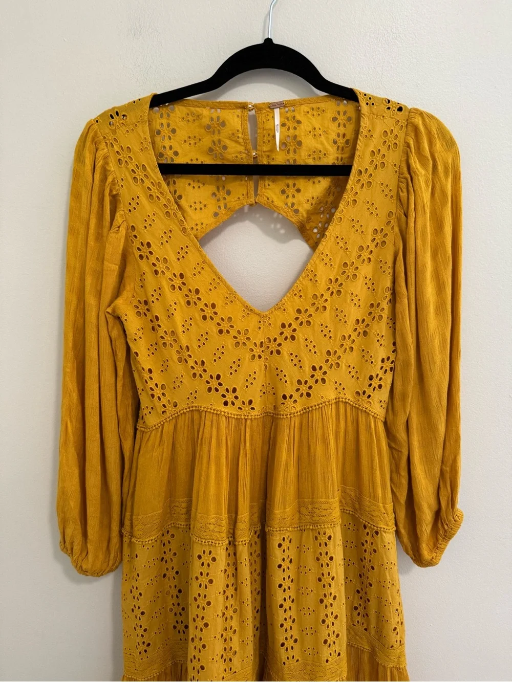 Free People Tiered Marigold Maxi Dress - Picture 3 of 8